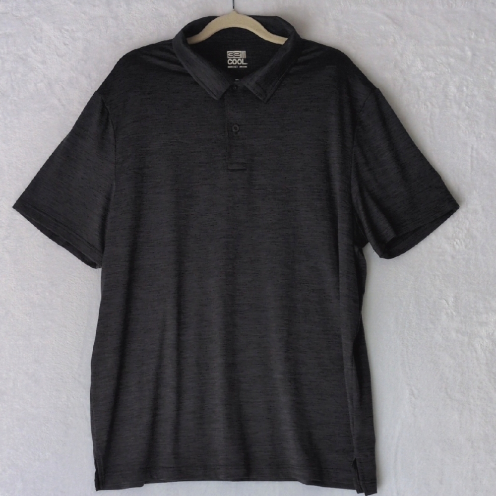 32 Degrees Men's Gray Athletic Performance Polo Size XL